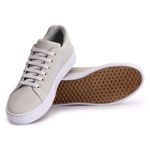 Tênis Casual Feminino Confortável Leve Macio - Off-White