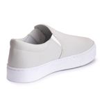 Tênis Slip On Feminino Casual Calce Fácil Confortável - Off-White