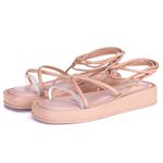 SANDÁLIA PAPETE BIRKEN FEMININA STRASS BRILHO ROSE