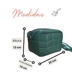 BOLSA COM ZIPER DUPLO Couro Legítimo