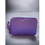 BOLSA EM MATELASSÊ COM CHAVEIRO Couro Legítimo