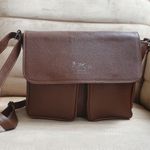 BOLSA COM DOIS BOLSOS EXTERNOS Couro Legítimo