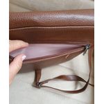 BOLSA COM DOIS BOLSOS EXTERNOS Couro Legítimo