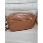 BOLSA COM REPARTIÇÃO EXTERNA Couro Legítimo