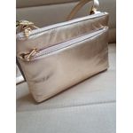 Bolsa com fivela dupla Couro Legítimo 