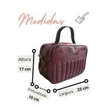 BOLSA ESTRUTURADA COM MATELASSÊ NA VERTICAL Couro Legítimo
