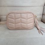 BOLSA COM ZIPER DUPLO Couro Legítimo