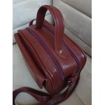 BOLSA ESTRUTURADA COM REPARTIÇÕES Couro Legítimo