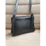 Bolsa com fivela dupla Couro Legítimo 