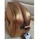 Bolsa com bolso frontal com detalhes Couro Legitimo