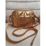 Bolsa com bolso frontal com detalhes Couro Legitimo