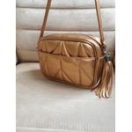Bolsa com bolso frontal com detalhes Couro Legitimo