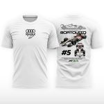 Camiseta Dry-fit Gabriel Bortoleto Blueprint Two cars #5 Audi 2026