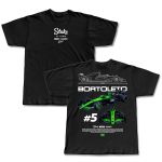 Camiseta Bortoleto Blueprint Two cars #5 Plus Size