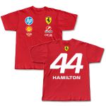 Camiseta Sponsorships Ferrari 2025 Lewis Hamilton #44 
