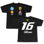 Camiseta Sponsorships Ferrari 2025 Charles Leclerc #16 