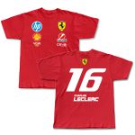 Camiseta Sponsorships Ferrari 2025 Charles Leclerc #16 