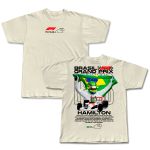 Camiseta Lewis Hamilton Homenagem Grand Prix do Brasil
