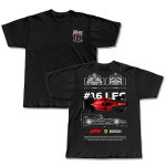 Camiseta 16# Leclerc Blue Print 