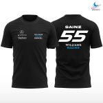 Camiseta Dry-fit Spons Sainz #55 Williams Racing