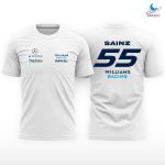 Camiseta Dry-fit Spons Sainz #55 Williams Racing