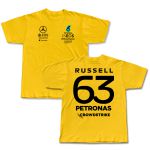 Camiseta George Russell #63 Sponsorships Mercedes