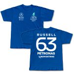 Camiseta George Russell #63 Sponsorships Mercedes
