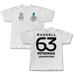 Camiseta George Russell #63 Sponsorships Mercedes