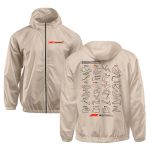 Blusa Corta vento Grand Prix Circuitos 2025 Fórmula 1