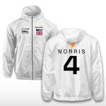 Blusa Corta vento Camiseta F1 Lando Norris #4 Sponsorships