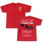  Camiseta Blueprint Lewis Hamilton Scuderia Ferrari 
