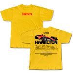 Camiseta F1 Lewis Hamilton 2025 Ferrarista
