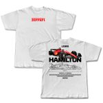 Camiseta F1 Lewis Hamilton 2025 Ferrarista