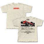 Camiseta F1 Lewis Hamilton 2025 Ferrarista