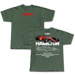 Camiseta F1 Lewis Hamilton 2025 Ferrarista