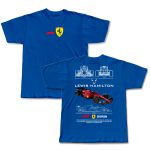  Camiseta Lewis Hamilton Scuderia Ferrari 2025