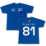 Camiseta Oscar Piastri #81 Sponsorships McLaren