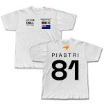 Camiseta Oscar Piastri #81 Sponsorships McLaren