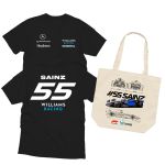 Kit Camisa Baby Look + Ecobag Carlos Sainz #55 Williams Racing