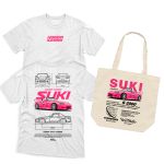 Kit Camisa Baby Look + Ecobag Honda Suki S2000 Blueprint