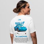 Kit casal Camisetas Relâmpago Mcqueen + Sally Carrera (MESCLADO)