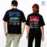 Kit casal Camisetas Bullet and Suki what’s up, bullet? (ALL-BLACK)