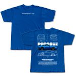 Camiseta Básica Porsche 911 GT3 RS (Ref Car blue)