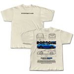 Camiseta Básica Porsche 911 GT3 RS (Ref Car blue)