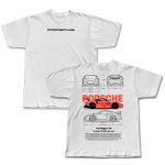 Camiseta Porsche GT3 RS 100% algodão (REF SALMÃO)