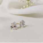 brinco Gota cristal 
