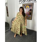 Vestido Manga Curta Plus Size