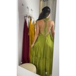 Vestido longo Shakti liso