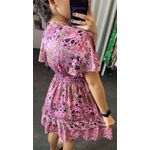 Vestido Curto Botões 