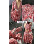 Vestido manga longa 